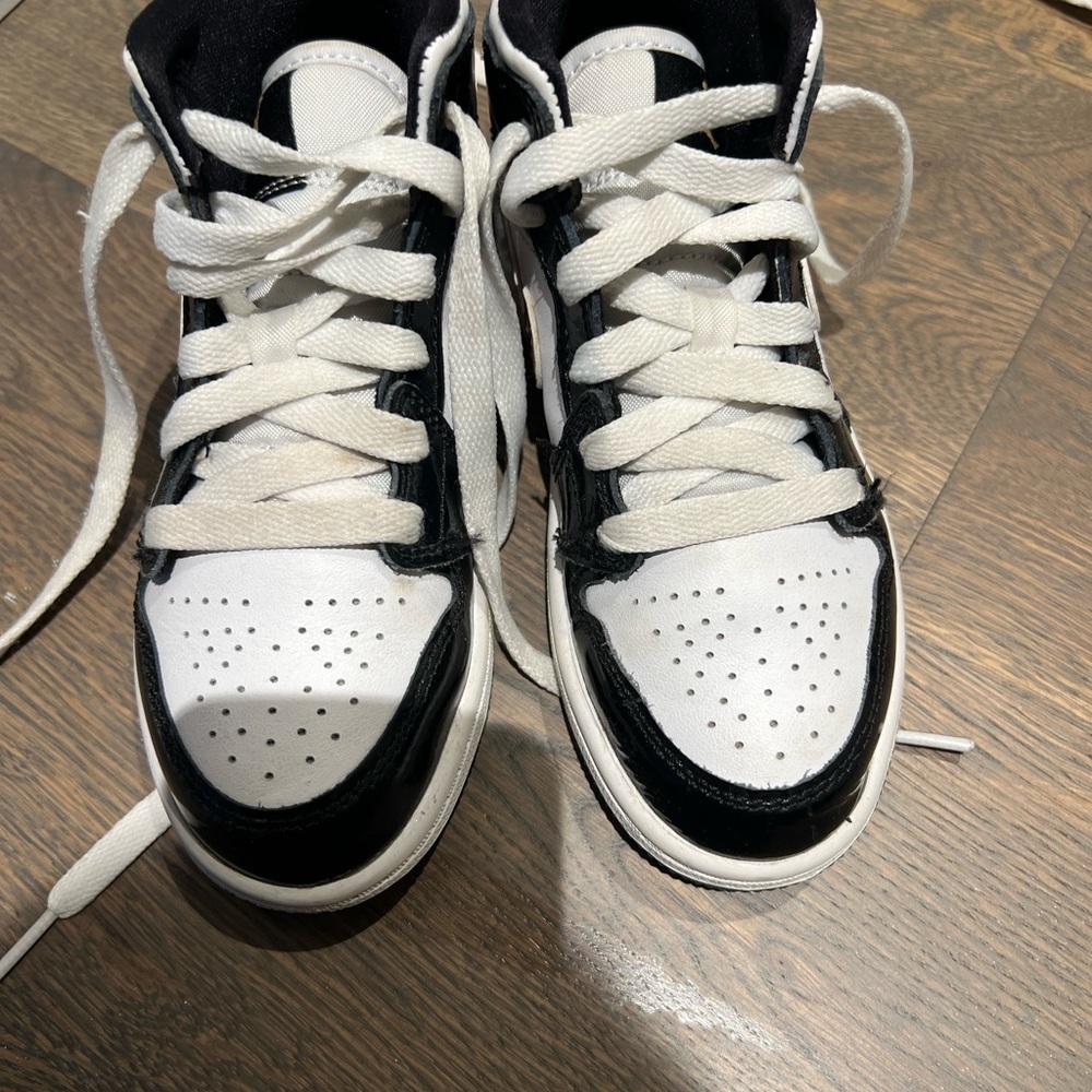 Slightly worn size 12 little kid Jordans